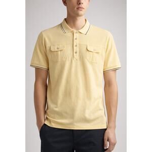 Dior Homme Yellow Cotton Polo Shirt Japan Exclusive Made in Italy Cotton
